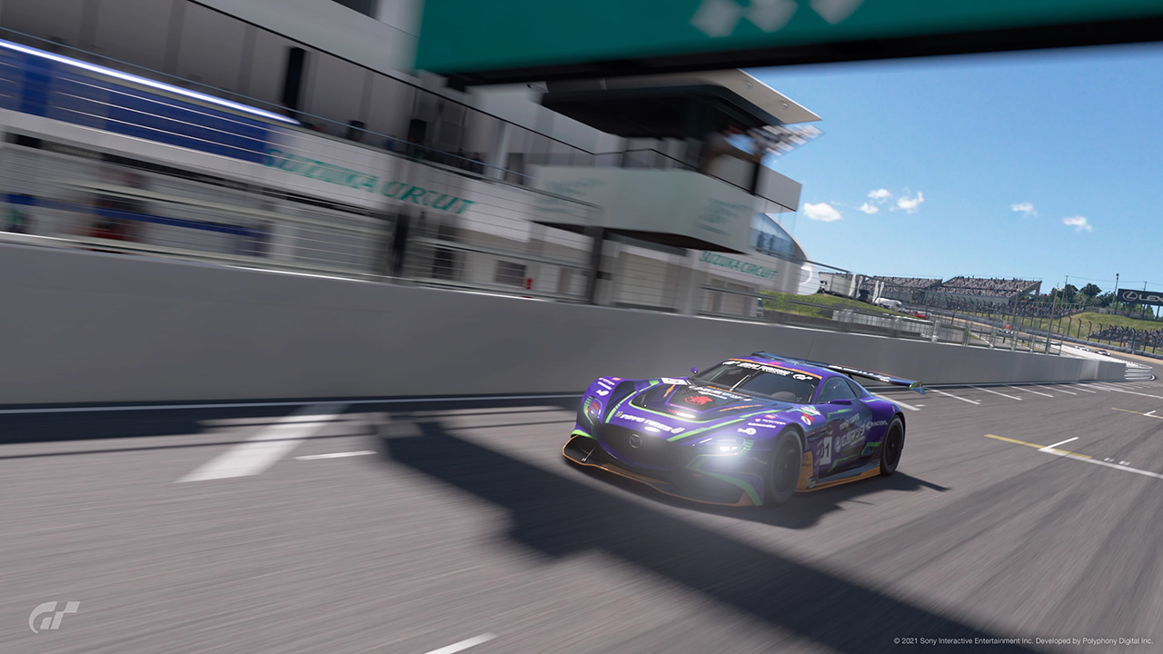 開幕戦優勝を飾った#01 EVANGELION e-RACING with 広島マツダ